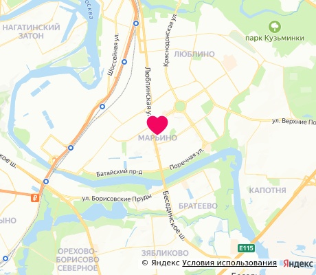 На карте