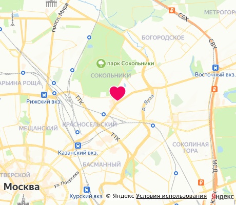 На карте