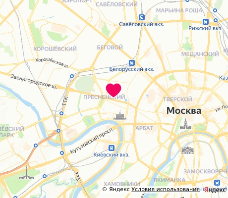 На карте