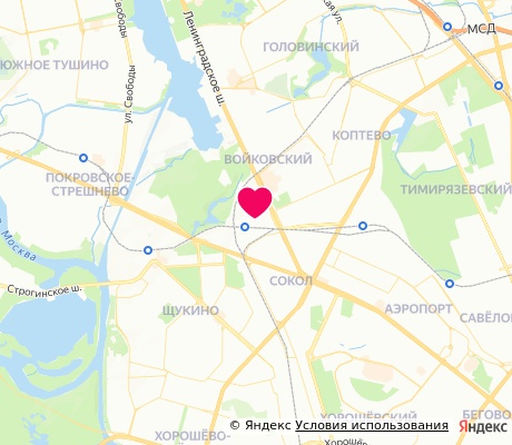 На карте