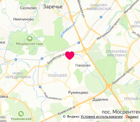На карте