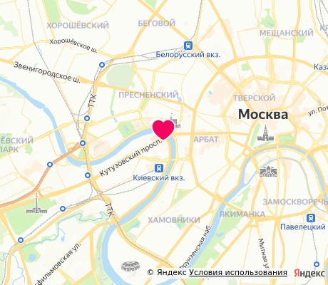 На карте