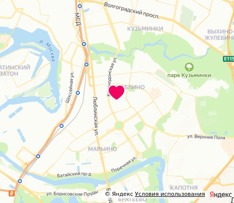 На карте