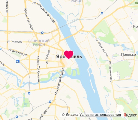 На карте