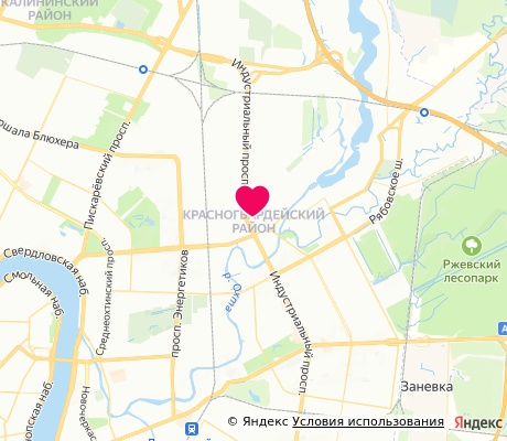 На карте