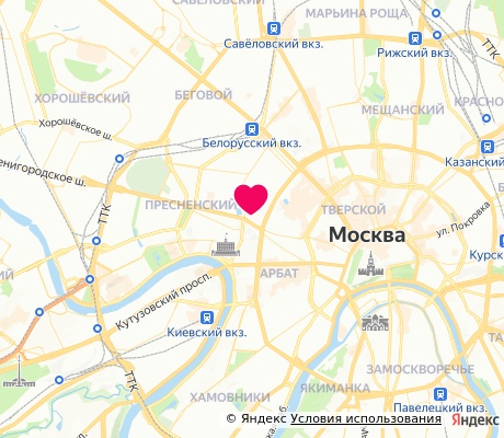 На карте