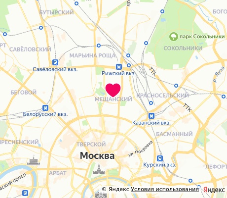 На карте
