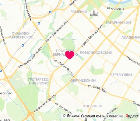 На карте