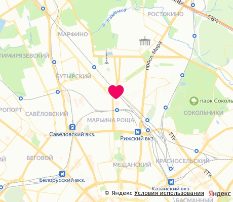 На карте