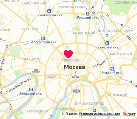 На карте