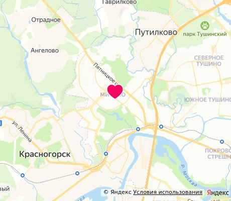 На карте