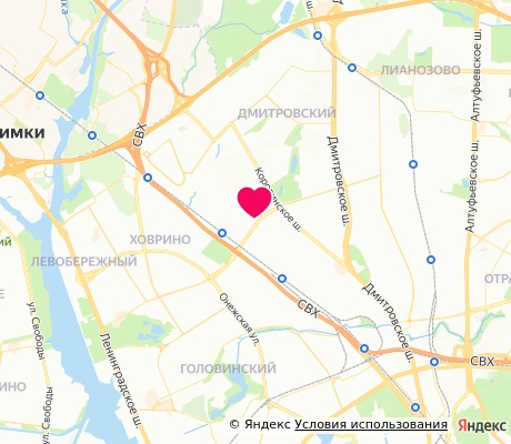 На карте