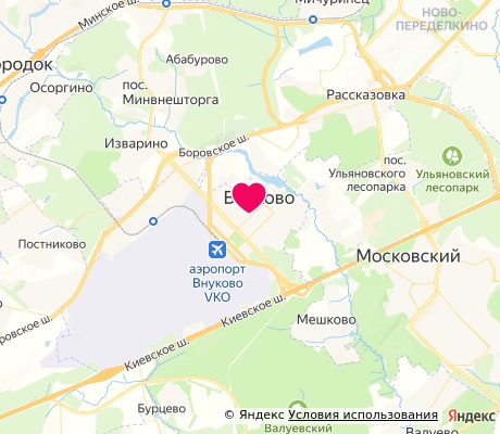 На карте