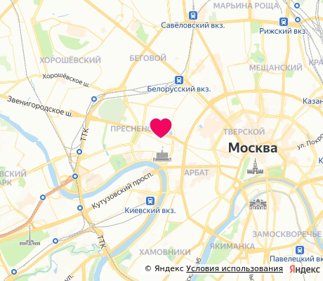 На карте