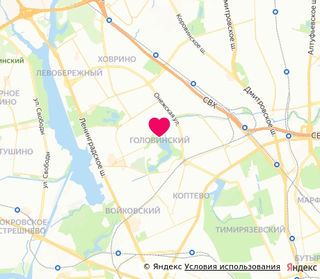 На карте