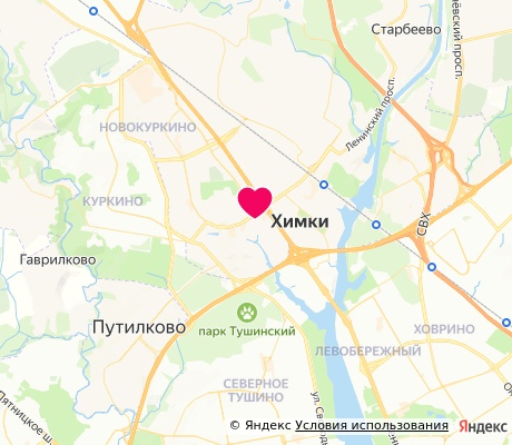 На карте