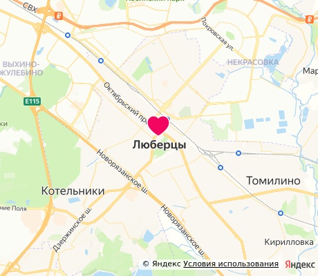 На карте