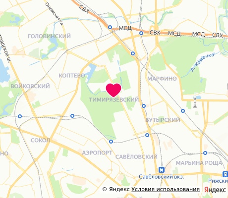 На карте