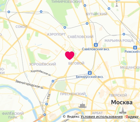 На карте