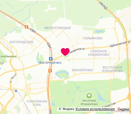 На карте