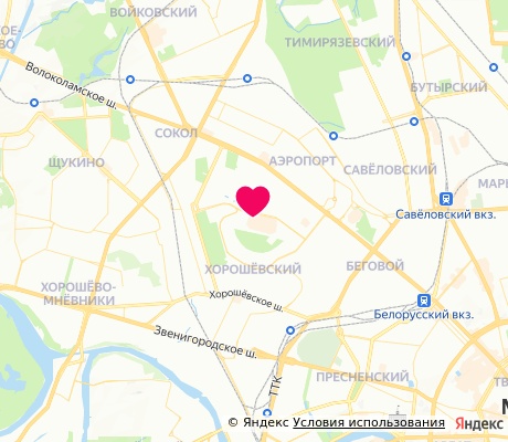 На карте