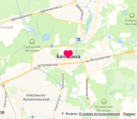 На карте