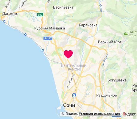 На карте