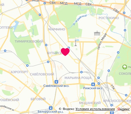 На карте