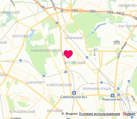 На карте