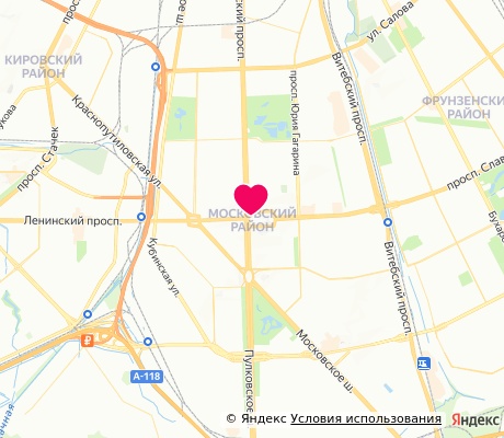 На карте