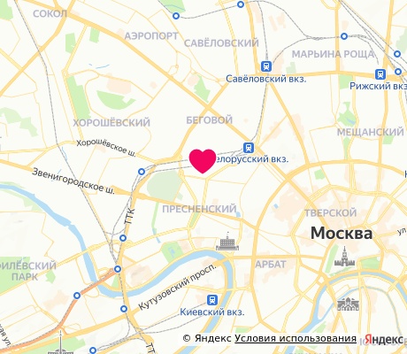 На карте