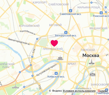 На карте