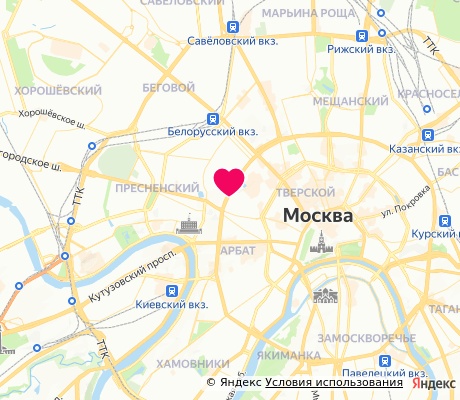 На карте