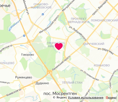 На карте