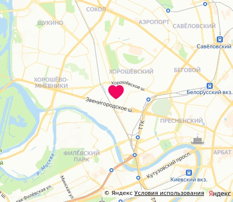 На карте