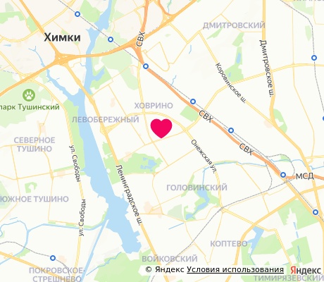 На карте