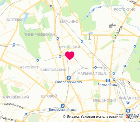 На карте
