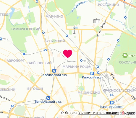 На карте