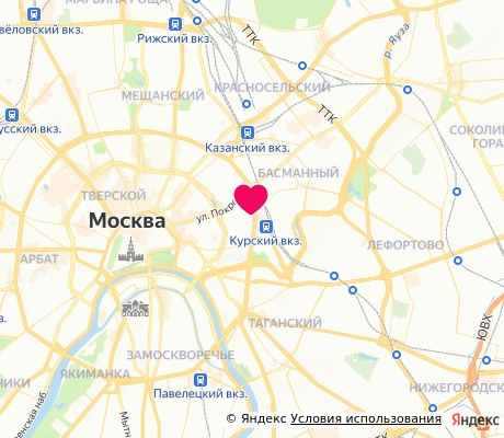 На карте
