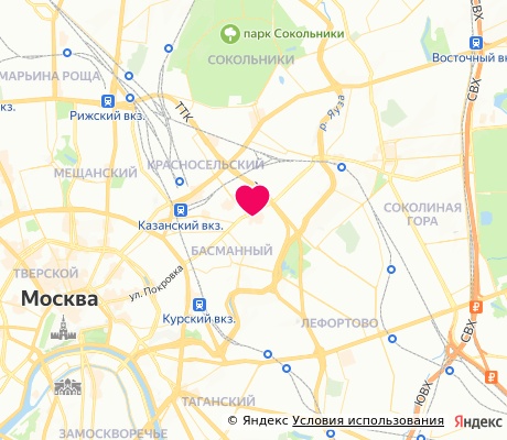 На карте