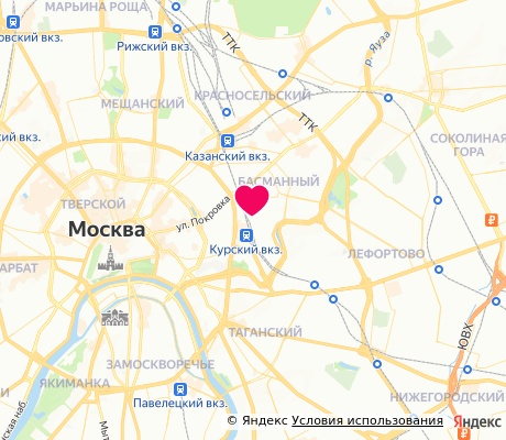 На карте