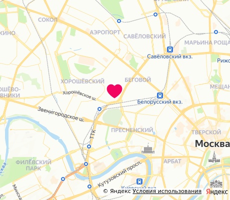На карте