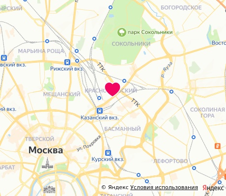 На карте