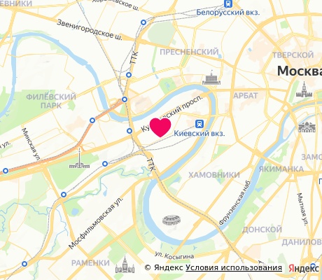 На карте