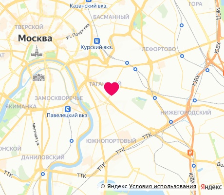 На карте
