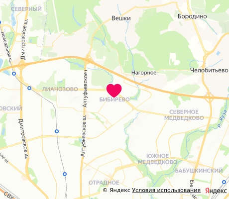На карте