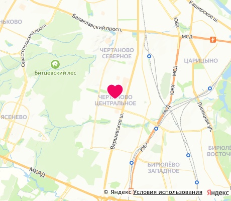 На карте