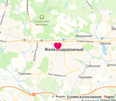 На карте