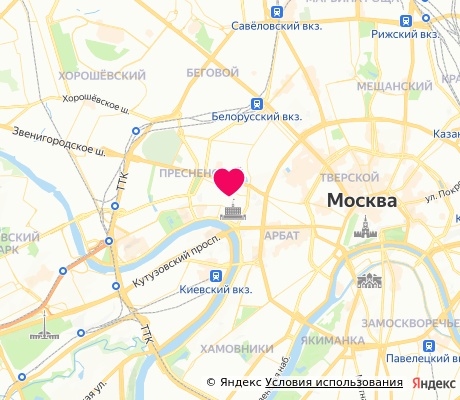 На карте