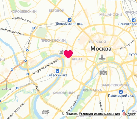 На карте